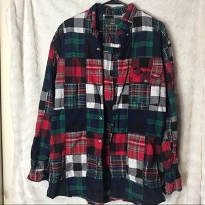 Men’s Orvis Patch Work Button Down XL